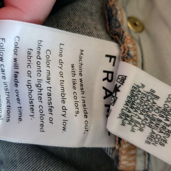 Frame Le Crop Mini Boot Reverse Cuffs Sz 26 - Picture 9 of 11